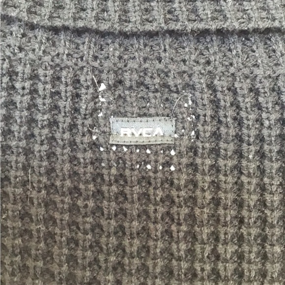 RVCA ‘ROLL IT SWEATER’ WAFFLE KNIT TURTLENECK - Picture 10 of 11